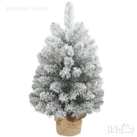 HOMCOM Мини изкуствена коледна елха 60 см