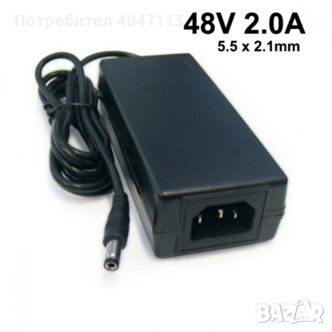 Захранващ адаптер AC-DC 48V 2A – надеждно и стабилно електрозахранване, снимка 2 - Кабели и адаптери - 51615190