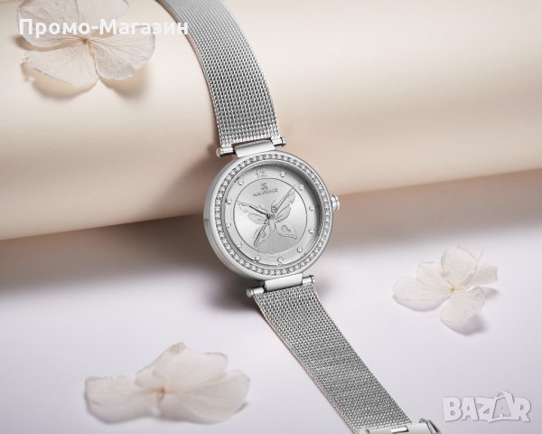 Дамски часовник NAVIFORCE Silver 5018 SW. , снимка 5 - Дамски - 34728381