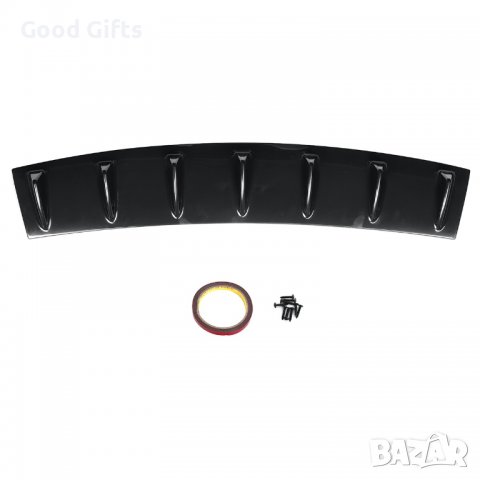 Универсална черна задна броня Спойлер за багажник Заден дифузьор, снимка 6 - Аксесоари и консумативи - 39357702