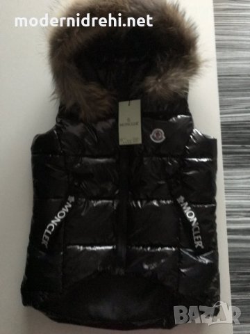 Дамски елек с лисица Moncler код 426, снимка 2 - Елеци - 26746545