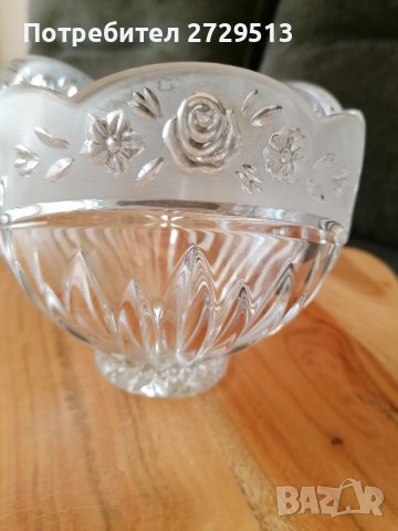 Купа кристал, снимка 3 - Декорация за дома - 38265510