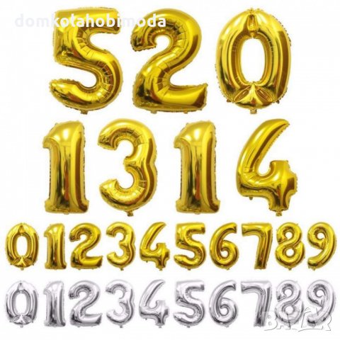 Балони числа от 0 до 9, снимка 5 - Декорация за дома - 27500885