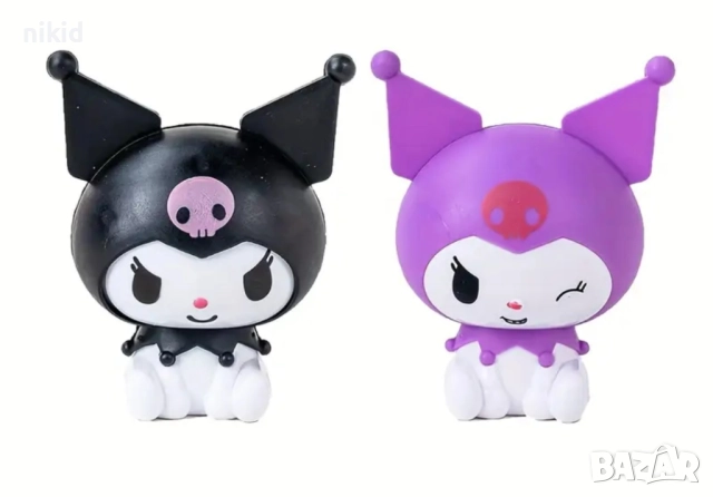 Санрио Kuromi Куроми пластмасова фигурка фигурки играчки топер украса декор за торта, снимка 2 - Фигурки - 52715039