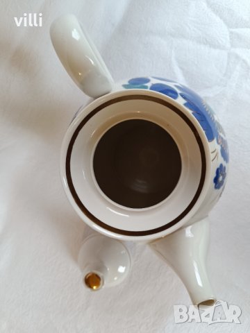 Порцеланов чайник - СССР, снимка 5 - Аксесоари за кухня - 43438433