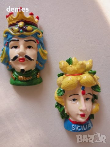 Сет от два броя магнити-мавър от Сицилия, Италия, снимка 2 - Колекции - 48072395