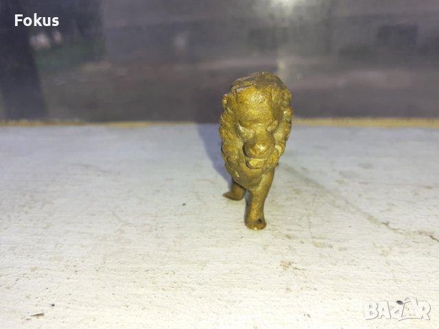 Лъв фигура статуетка бронз, снимка 3 - Антикварни и старинни предмети - 40113151