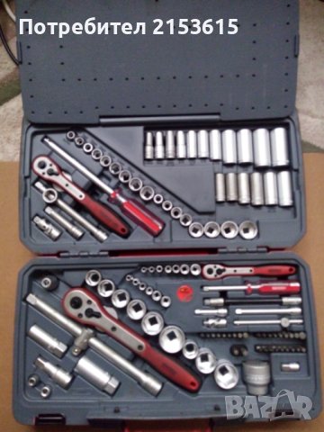 TENG TOOLS куфар качествена гидория 1/4 3/8 1/2 111части къси дълги вложки удължители, снимка 4 - Куфари с инструменти - 43731364