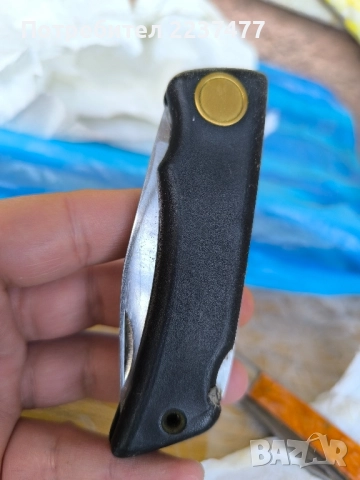 Старо сгъваемо ножче Петко Денев глиган , снимка 2 - Ножове - 51644800