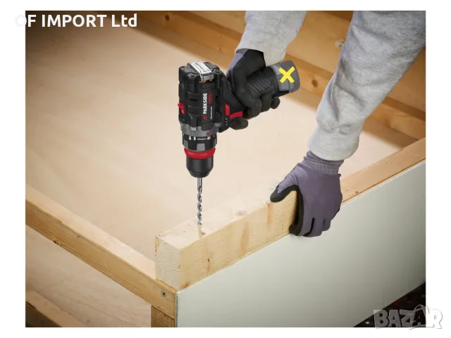 Акумулаторен Безчетков Ударен Винтоверт PARKSIDE Performance PSBSAP 12 A1, снимка 8 - Винтоверти - 49299721