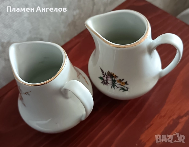 Стар български порцелан -кани, канички, латиери, снимка 6 - Други ценни предмети - 50597758