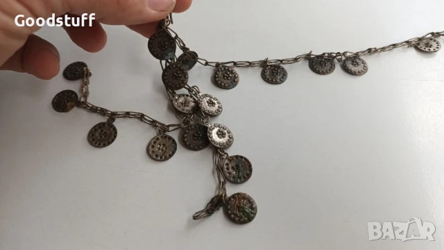 Гиздило,възрожденски сачан,подбранник,прочелник,накит,, снимка 8 - Антикварни и старинни предмети - 50493431