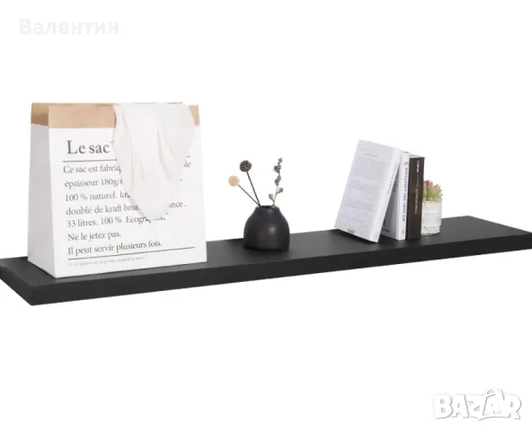 Големи стенни рафтове в различни цветове и размери 80-120см, снимка 4 - Етажерки - 50397768