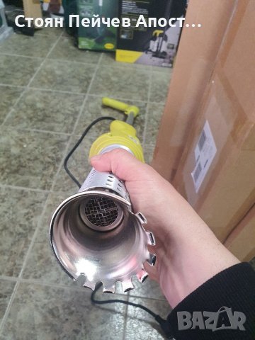 Горелка за плевели BARICUS, 650 ° C , 2000 W, Електрическа, 2 размера за прикачване, 1.15 m, Зелен, снимка 4 - Други инструменти - 40165415