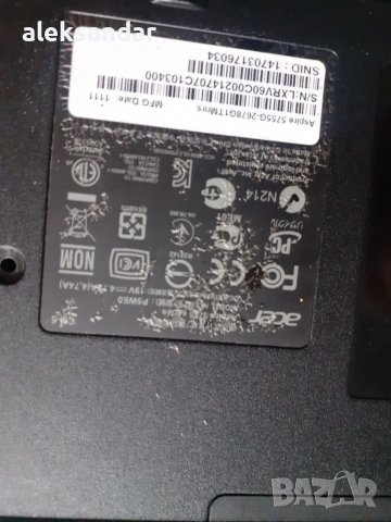 review of the Acer Aspire 5755G-2678G1TMtks (Intel Core i7 2670QM, NVIDIA, снимка 2 - Части за лаптопи - 37686335