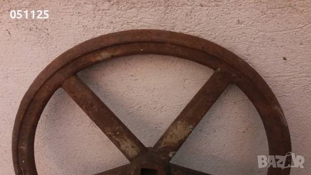 старо огромно колело, чигун , снимка 5 - Антикварни и старинни предмети - 50588697