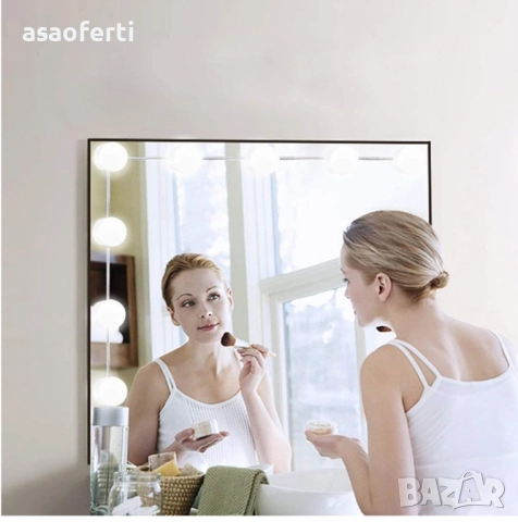 Комплект 10 броя LED крушки за огледало, снимка 4 - Други - 51610261