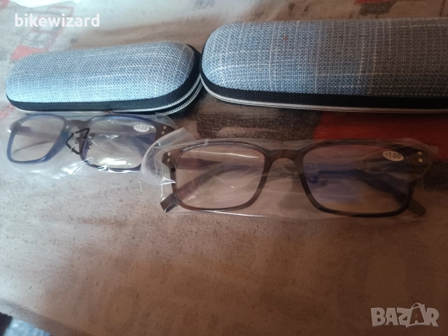 2 броя диоптрични очила за четене + 1.00 НОВИ , снимка 3 - Слънчеви и диоптрични очила - 52196363