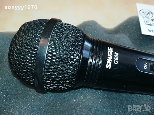 shure c608 profi microphone, снимка 10 - Микрофони - 28588701