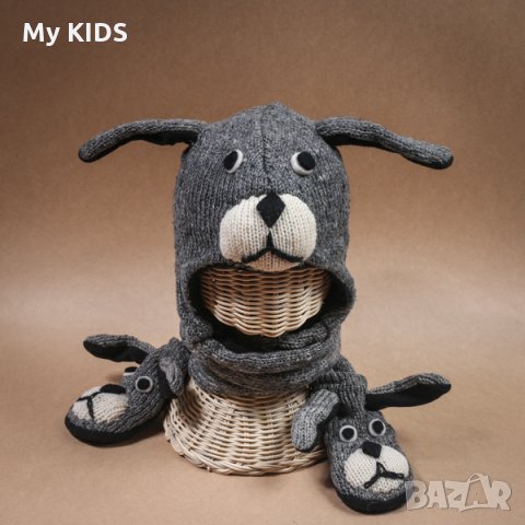 детска шапка с шал MyKIDS