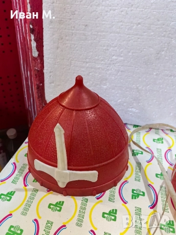 Стар пластмасов комплект "РИЦАР" , снимка 3 - Антикварни и старинни предмети - 52520447