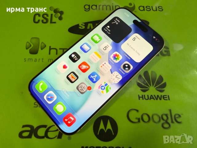 iPhone 16 Pro 128gb Desert 100% батерия.Гаранция, снимка 2 - Apple iPhone - 52660429