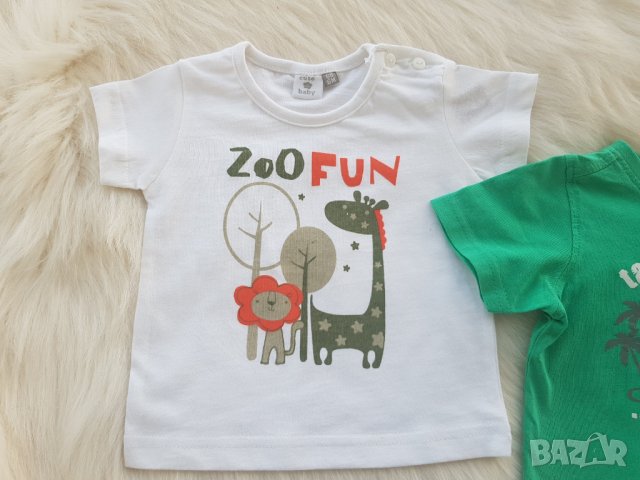 Тениски за бебе 3-6 месеца, снимка 2 - Бебешки блузки - 28802792