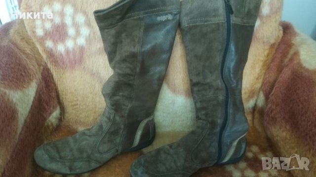 Esprit-ботуши 38 номер-естествена кожа, снимка 3 - Дамски ботуши - 27243746