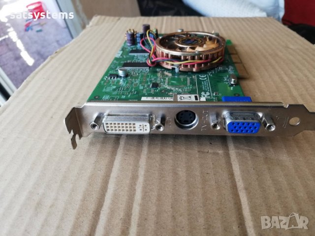 Видео карта NVidia GeForce Asus V9520 128MB DDR 128bit AGP, снимка 2 - Видеокарти - 32493635