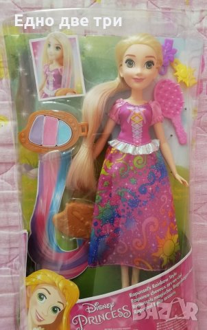 DISNEY PRINCESS Кукла с цветни кичури РАПУНЦЕЛ, снимка 2 - Кукли - 32325311