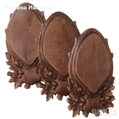 Поставка за Ловен трофей - Модел 2 - дърворезба, снимка 6 - Декорация за дома - 35490140