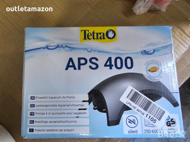 ПОМПА ЗА ВЪЗДУХ TETRA APS 400 , снимка 4 - Аквариуми - 52431412
