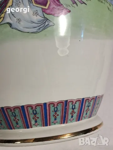 голяма китайска порцеланова ваза    13/3, снимка 6 - Декорация за дома - 48006743