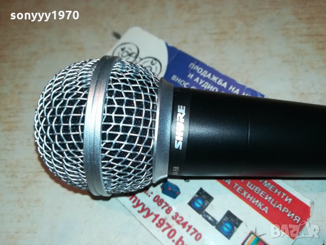 SHURE PROFI MIC-NEW MODEL 1801221346, снимка 3 - Микрофони - 35476647