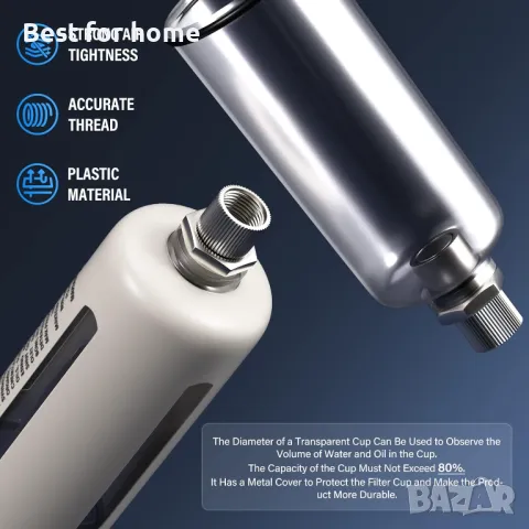 Подготвителна група с регулатор за въздух TAILONZ AW 4000-4/ AL 4000-4, снимка 7 - Други машини и части - 47729979