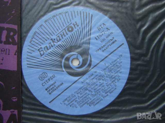 ВТА 11577 - Фестивал на политическата песен Ален мак 1985, снимка 3 - Грамофонни плочи - 53507562