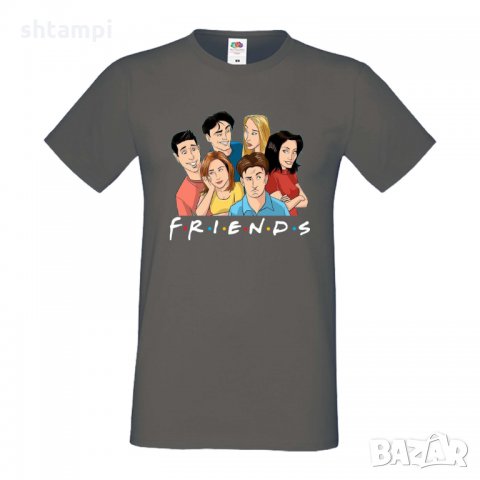 Мъжка тениска Friends art 1, снимка 4 - Тениски - 33028480