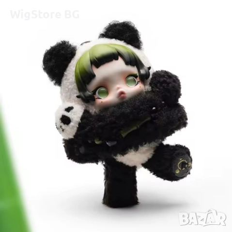 SKULLPANDA Lazy Panda Plush Doll Pendant - POP MART, 100% AUTHENTIC, снимка 3 - Кукли - 52017193