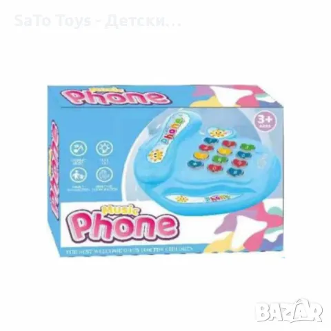 Бебешки телефон сърце, снимка 3 - Музикални играчки - 50019591
