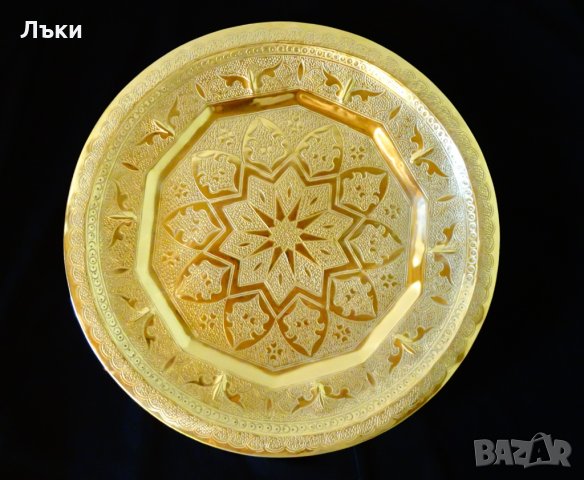 Старинен персийски поднос,плато 850 гр. , снимка 9 - Антикварни и старинни предмети - 29069052