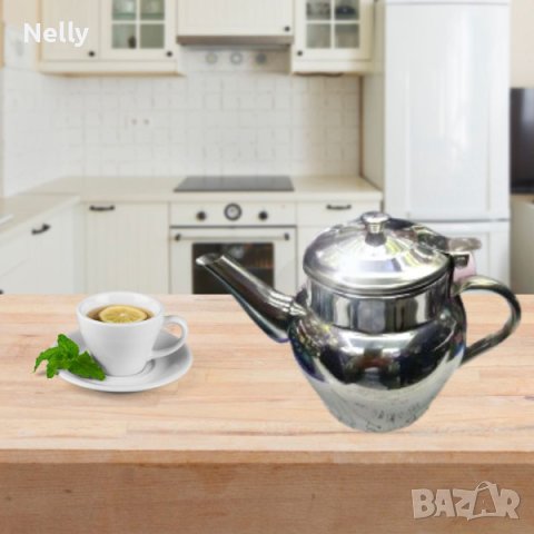 Чайник от неръждаема стомана, 1L, снимка 2 - Аксесоари за кухня - 44029551