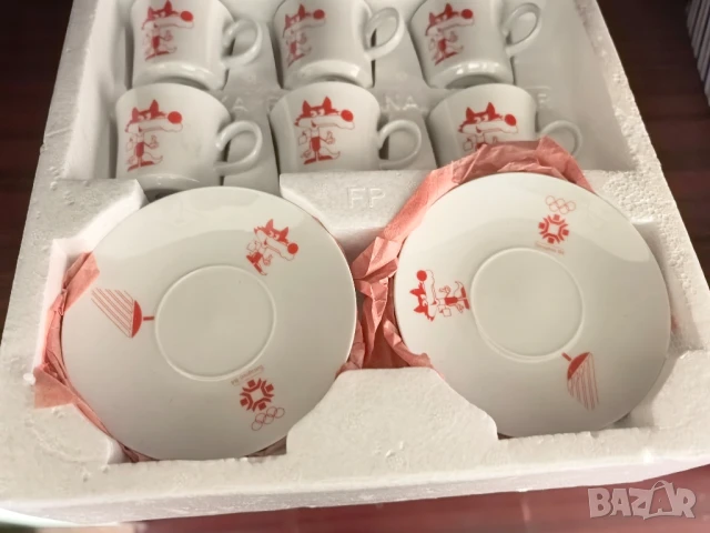 комплект сервиз чаши за кафе, снимка 3 - Сервизи - 50685360