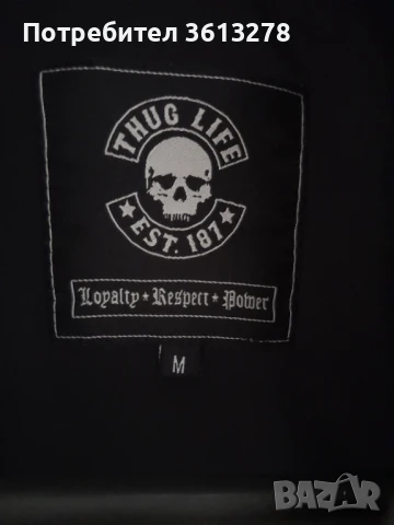 Уникална мъжка риза "Thug Life", снимка 4 - Ризи - 51069756