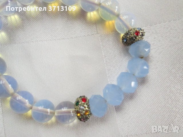 Дамска Гривна ,естествени камъни, снимка 4 - Гривни - 43973058