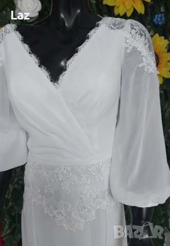 сватбена булчинска рокля подходяща и за бременни, снимка 4 - Сватбени рокли - 39832194