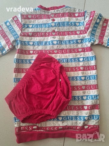 Guess рокля, снимка 2 - Бебешки рокли - 51300215
