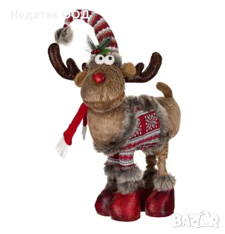 Коледна, Декоративна, Фигура, Елен, Кафявм, 75-98 см, снимка 3 - Декорация за дома - 48061636