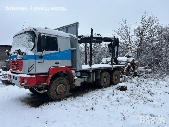 Ман 6х6 с кран , снимка 2 - Индустриална техника - 53322530