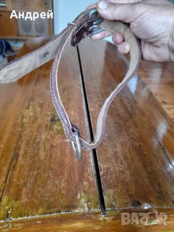 Стара кожена каишка за домашни животни #2, снимка 6 - Други ценни предмети - 49576184