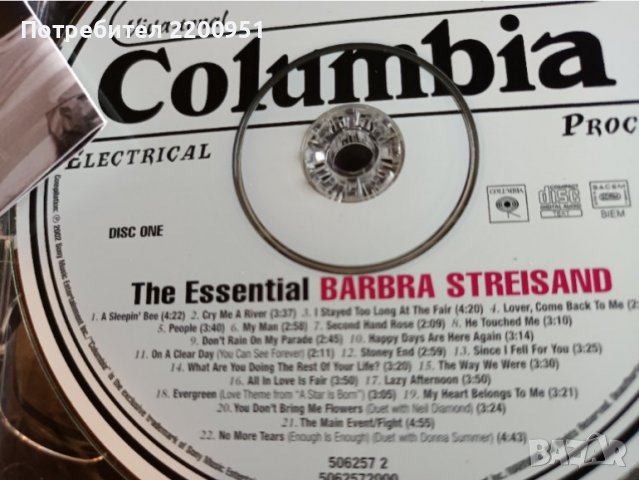 BARBRA STREISAND, снимка 12 - CD дискове - 36614192